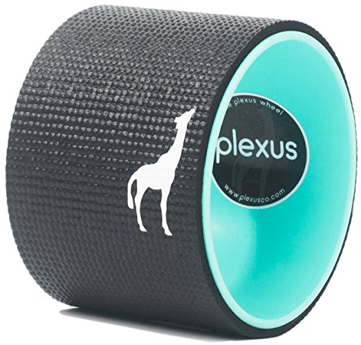 Body Yoga Wheel - Perfect Yoga Wheel For All Fitness Needs, Great for Classes Or In-Home Use - Optimal Back Roller For Back Pain Relief - Made by Plexus Co. In the USA (6 inch)