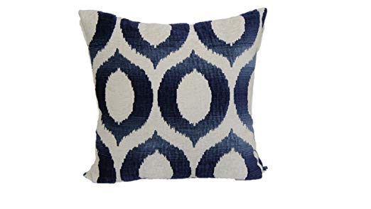 Brentwood Originals 5045 Olson Throw Pillow, 18", Indigo