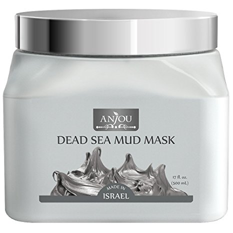 [Upgraded] Dead Sea Mud Mask 17 oz for Facial Treatment, Made in Israel