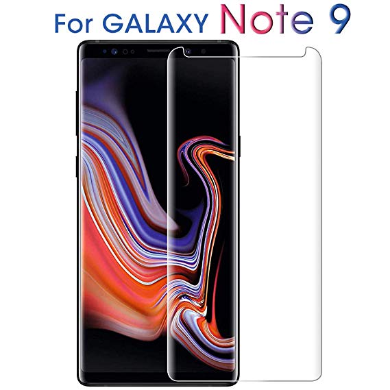 AMOVO Galaxy Note 9 Screen Protector [Ultra Clear] Samsung Galaxy Note 9 Tempered Glass Screen Protector [9H Hardness] [Case Friendly] Full Coverage Glass Protector for Samsung Note 9 (Note 9, Clear)