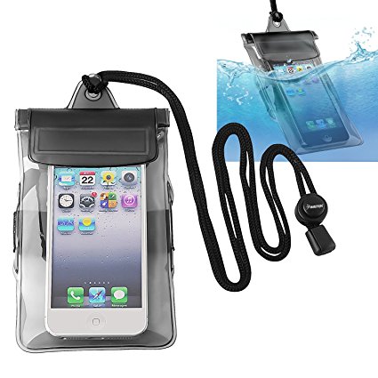 Universal Waterproof Bag Case for Cell Phone / PDA, Black