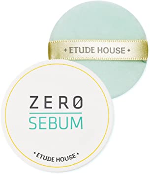 ETUDE HOUSE Zero Sebum Drying Powder - Oil Control No Sebum Powder with 80% Mineral, Makes Skin Downy