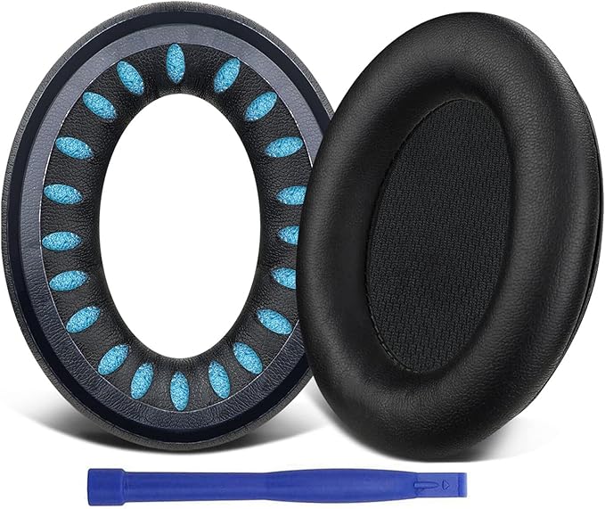 SOULWIT Professional Earpads Replacement for Bose Triport 1 (TP-1), Triport 1A (TP-1A), Around-Ear 1 (AE1) Headphones, Ear Pads Cushions with Noise Isolation Foam, Added Thickness