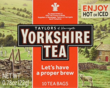 Taylors of Harrogate Yorkshire Black Tea, 10 Count