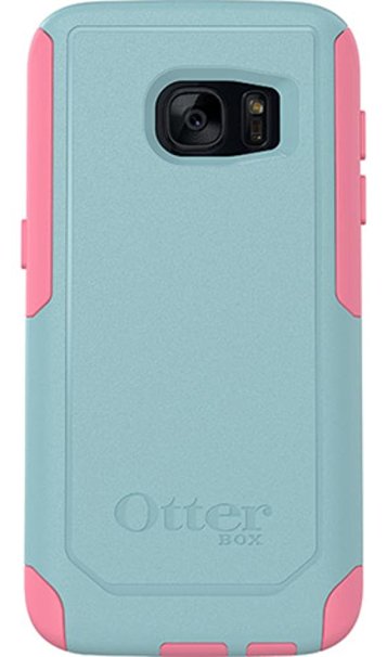 OtterBox Commuter Series Case for Samsung Galaxy S7 - Retail Packaging (Bahama Blue / Seashell Pink)