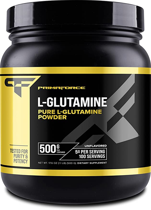 Primaforce L-Glutamine Powder 500 Grams (1.1 LBS)
