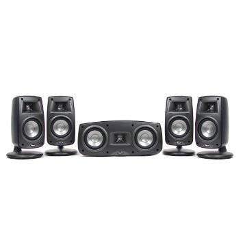 Klipsch Synergy Quintet III Home Theater Speaker System (Set of Five, Black) (Discontinued by Manufacturer)