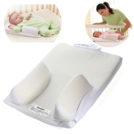 NM (TM) Baby Infant Newborn Anti Roll Pillow Sleep Positioner Prevent Flat Head Cushion
