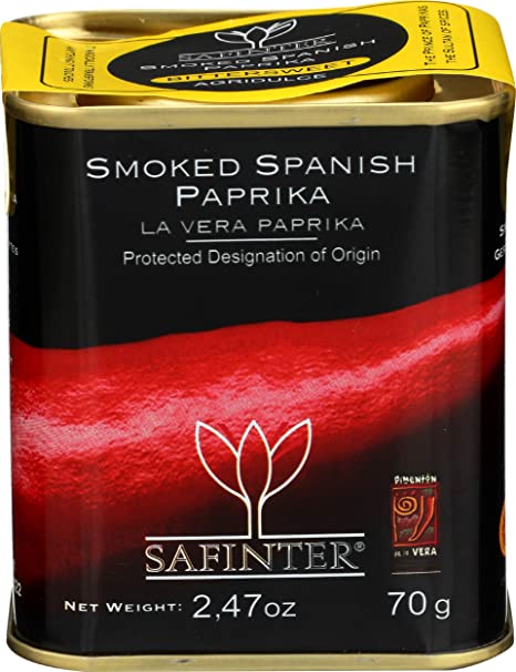 Safinter Smoked Spanish Paprika Bittersweet, 2.47 Ounce Tin