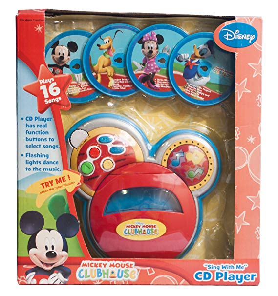 Disney Mickey Mouse Clubhouse "Sing with Me" CD Player