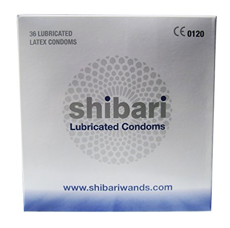 Shibari Premium Lubricated Latex Condoms, 36 Count