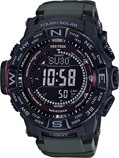 Casio Men Digital Quartz Watch with Resin Strap PRW-3510Y-8CR