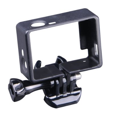 Smatree Frame Mount Housing with Bolt Screw Fully Suit for GoPro HERO4 HERO3 HERO3 Cameras Includes a Buckle Tripod Mount