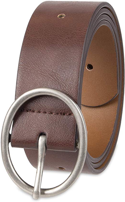 Amazon Essentials Women's Fully Adjustable Casual Belt with Rounded Buckle