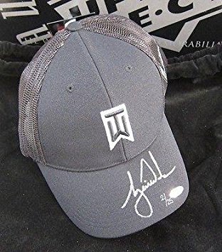 TIGER WOODS Hand Signed Tournament Nike Hat LE 25 - Upper Deck Certified - Autographed Golf Equipment