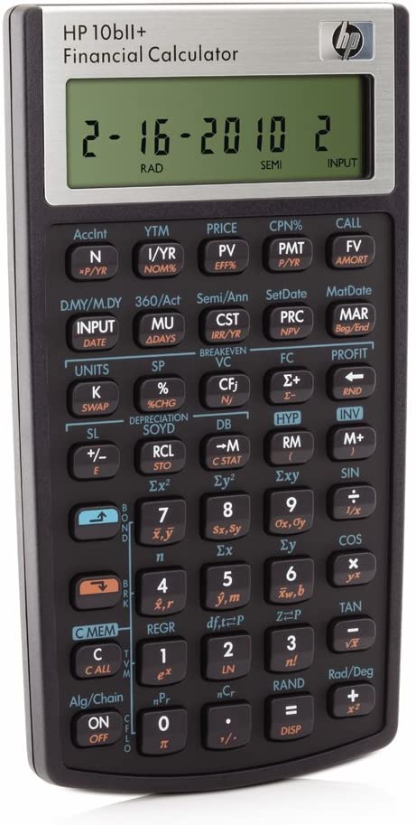 HP 10bII  Financial Calculator