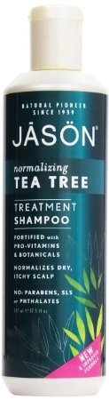 Jason Natural Cosmetics Tea Tree Oil Shampoo, 18 oz
