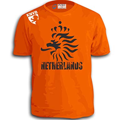 Stryker Netherlands Soccer Team Shirt Adult Orange Knvb