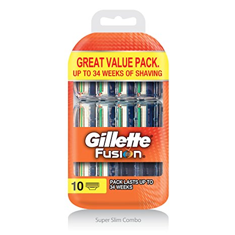 Gillette Fusion Men’s Razor Blades - 10 Blades