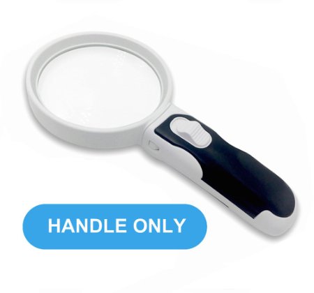 Fancii Interchangeable LED Magnifier Handle Only (NO LENS INCLUDED)