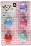 eos Organic Lip Balm 5 Pack Passion Fruit Blueberry Acai Strawberry Sorbet Sumer Fruit and Sweet Mint
