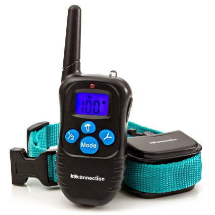 [FLASH SALE] K9konnection 330 Yard Dog Training Collar with Remote and 100 Levels of Beep, Vibration and Electronic Electric Shock Correction for Small, Medium, Large Dogs - Rechargeable Waterproof