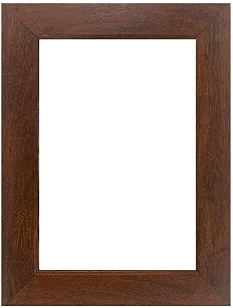 US Art Frames 24x36 - Inch Picture Frame, Smooth Wrapped Finish, 1.25 - Inch Wide Flat, Country Walnut Brown, Wood Composite MDF