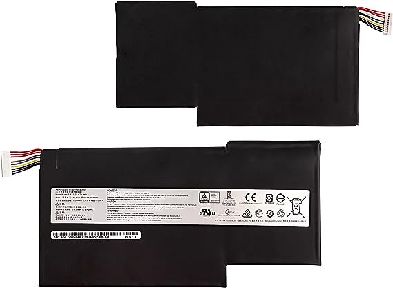 E-yiiviil Replacement Battery BTY-M6J Compatible with MSI MS-16K2 MS-16K4 BP-16K1-31 MS-17B7 GS63 GS63VR GS73 GS73VR 6RF Stealth Series