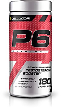 Cellucor, P6 Original, Ergogenic Testosterone Support, 180 Capsules