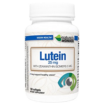 Lutein 25mg Zeaxanthin 5mg Soft Gels180ct