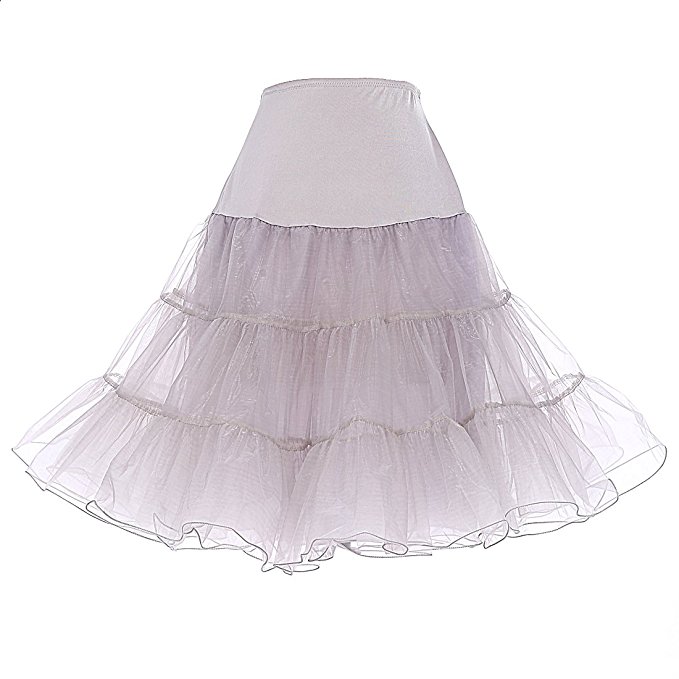 Dresstells® Women's Vintage Rockabilly Petticoat Skirt Tutu 1950s Underskirt
