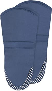 RITZ Royale Silicone Oven Mitt, 2-Pack, Federal Blue
