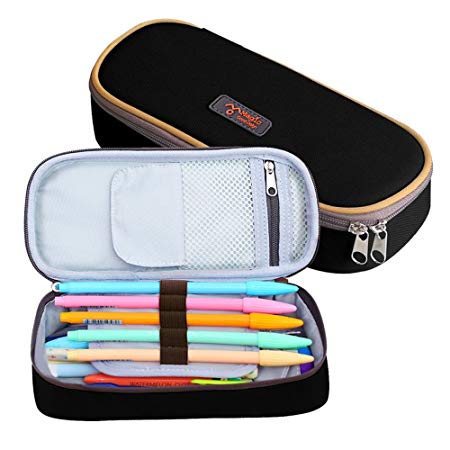 Pencil Case, LOYMR Student Pen Pencil Case Desktop Office Storage Organizer Pen Pencil Holder Organizer Basket Coin Purse Pouch Cosmetic Makeup Bag