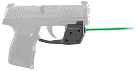 ArmaLaser TR27G Designed for SIG Sauer P365 Ultra Bright Green Laser Sight Grip Activation