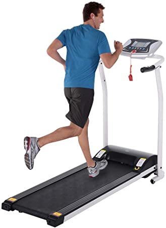 Folding Treadmills Electric Motorized Running Exercise Equipment w/Incline LCD Display for Home Gym Office Use