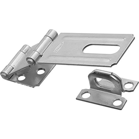 National Hardware N103-259 V34 Double Hinge Safety Hasp in Zinc plated