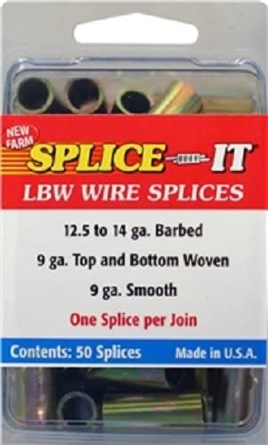 Fence Wire Splices - 50-Pc. Set, Model# LBW