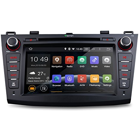 Eonon® GA5163F 8 Inch In-Dash Car DVD Player GPS Navigation Special for Mazda 3 2010-2013 Quad Core Android 4.4.4 Operation System
