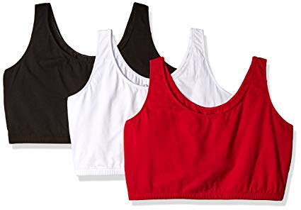 Fruit of the Loom Tank Style Sports Bra - 3 Pack (9012)