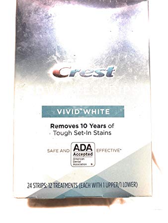 Crest vivid white strips