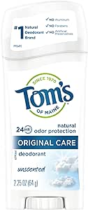 Tom's of Maine Unscented Deodorant Stick 64 ml