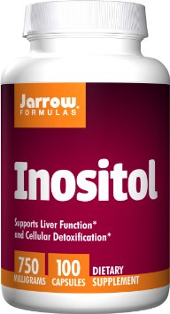 Jarrow Formulas Inositol Capsules 750 mg 100 Count
