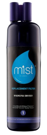 Mist Whirlpool Water Filter- W10295370A, EDR1RXD1, Filter 1, Kenmore 46-9330 Compatible