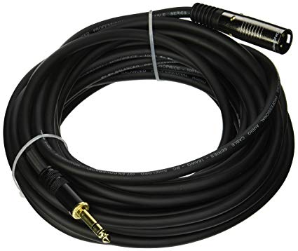 Monoprice 104765 35-Feet Premier Series XLR Male to 1/4-Inch TRS Male 16AWG Cable