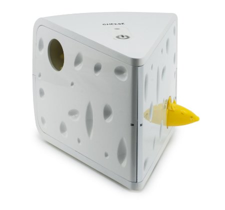 PetSafe Cheese Toy, White/Yellow