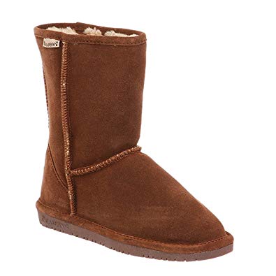 BEARPAW Women's Emma Short Snow Boot (8 B(M) US/39 EUR, Hickory)