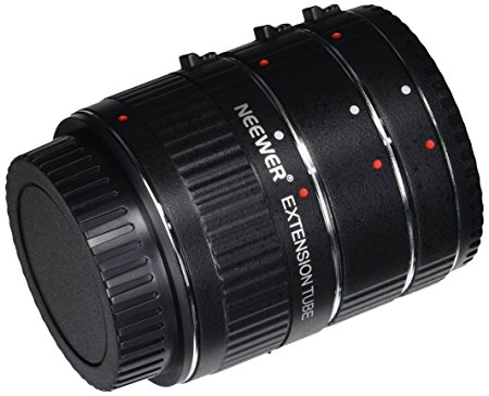 Neewer® 12-20-36mm Macro Automatic Extension Tube Set DG for Canon EOS Cameras Such as 1d Mark II,III,IV,5D Mark II,7D,10D,20D,30D,40D,50D,300D,350D,401D,0D,500D,550D,650D,700D,1000D