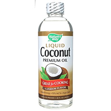 Nature's Way Liquid Coconut Oil 20 Oz (Pack of 3)