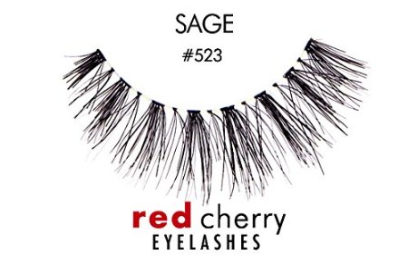 Red Cherry False Eyelashes #523 (Pack of 3 Pairs)
