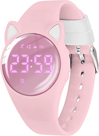 Kids Watches Digital Sport Watch for Girls Boys, Fitness Tracker with Alarm Clock, Stopwatch, No App Waterproof Watches for Teens Students Ages 5-12